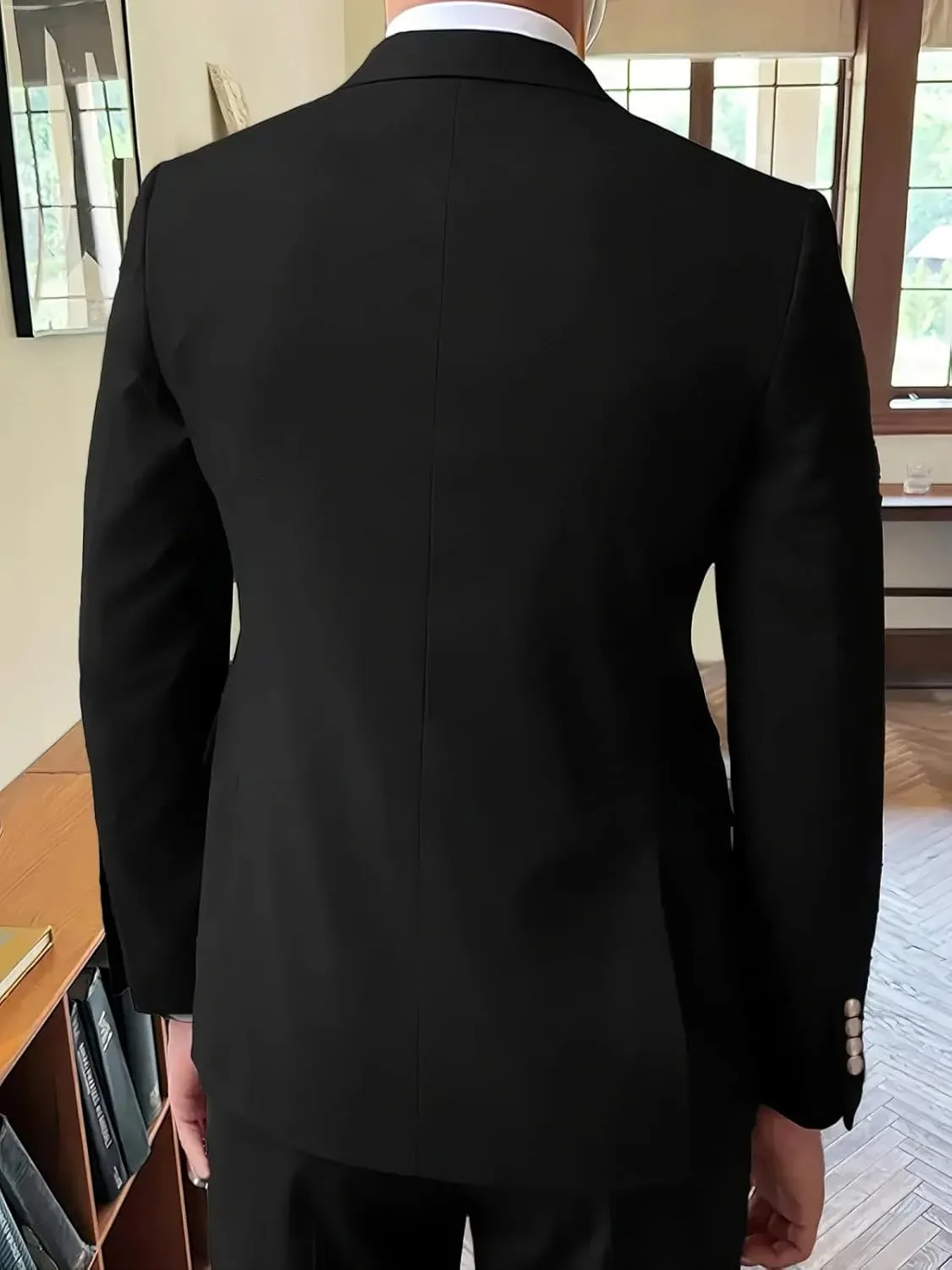 2 Piece Double Breasted Suit Men Slim Fit Wedding Suit for Men Prom Suits Formal Tuxedo