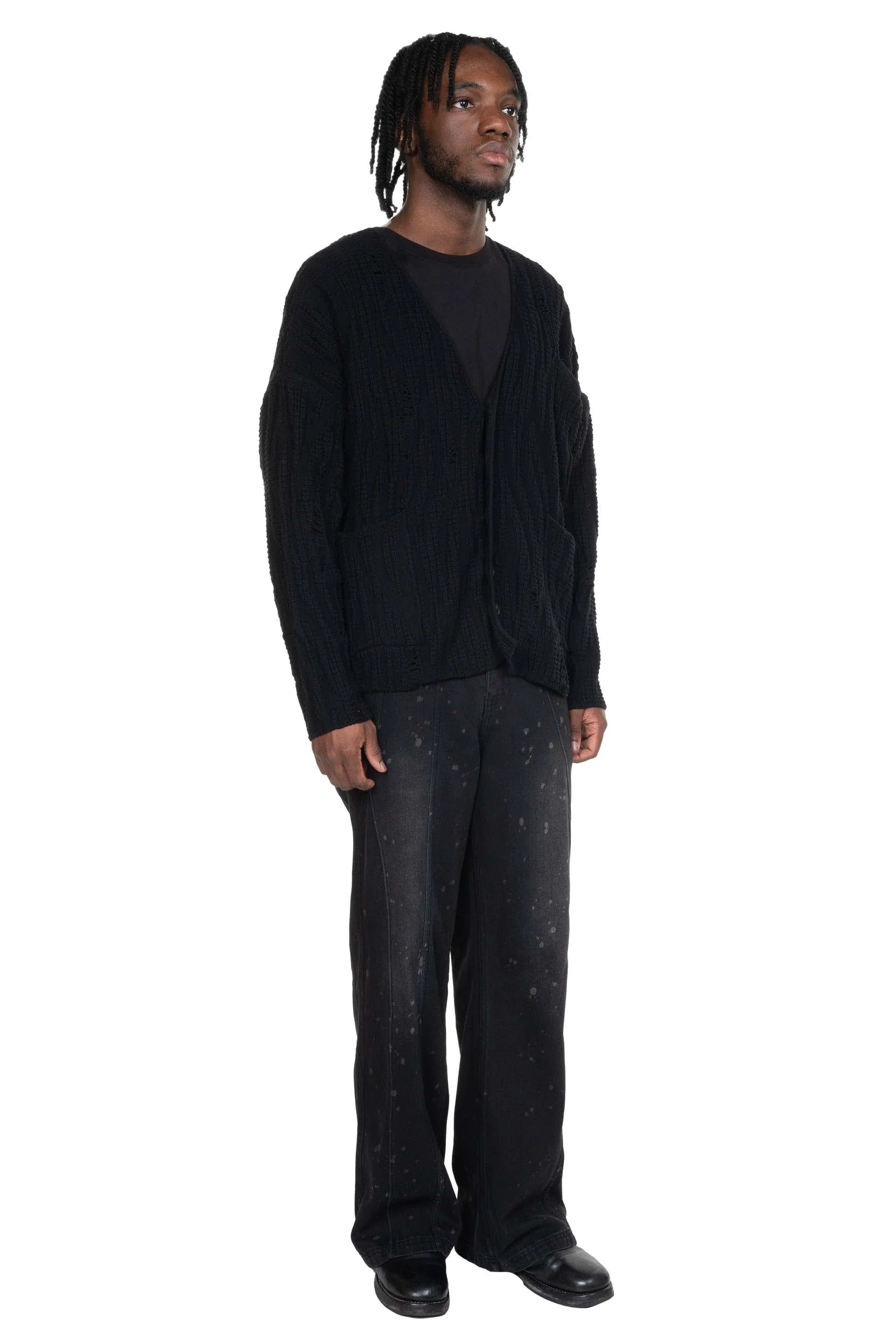 2 Way Cardigan Black