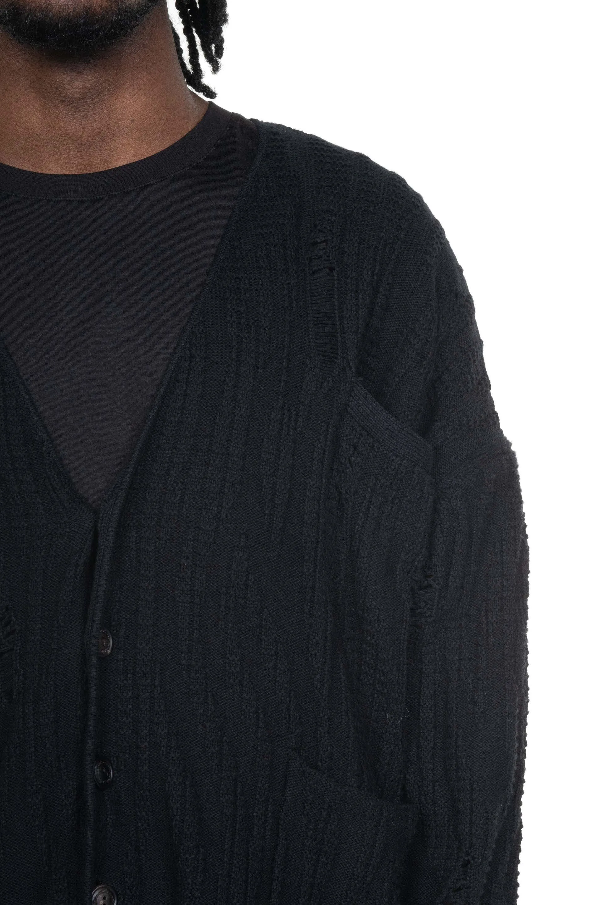 2 Way Cardigan Black