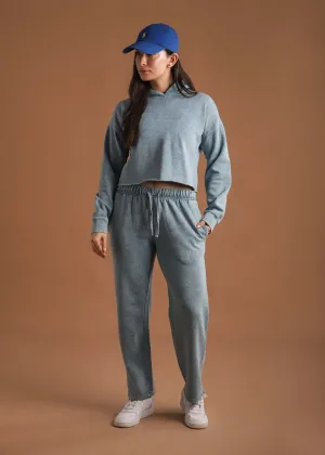 ACID WASH CROP HOOD SET