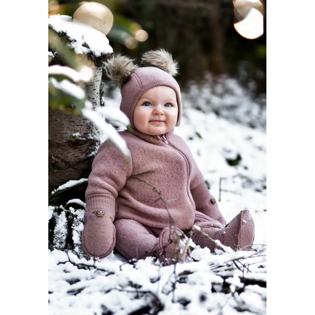 Baby Wool Suit - Burlwood