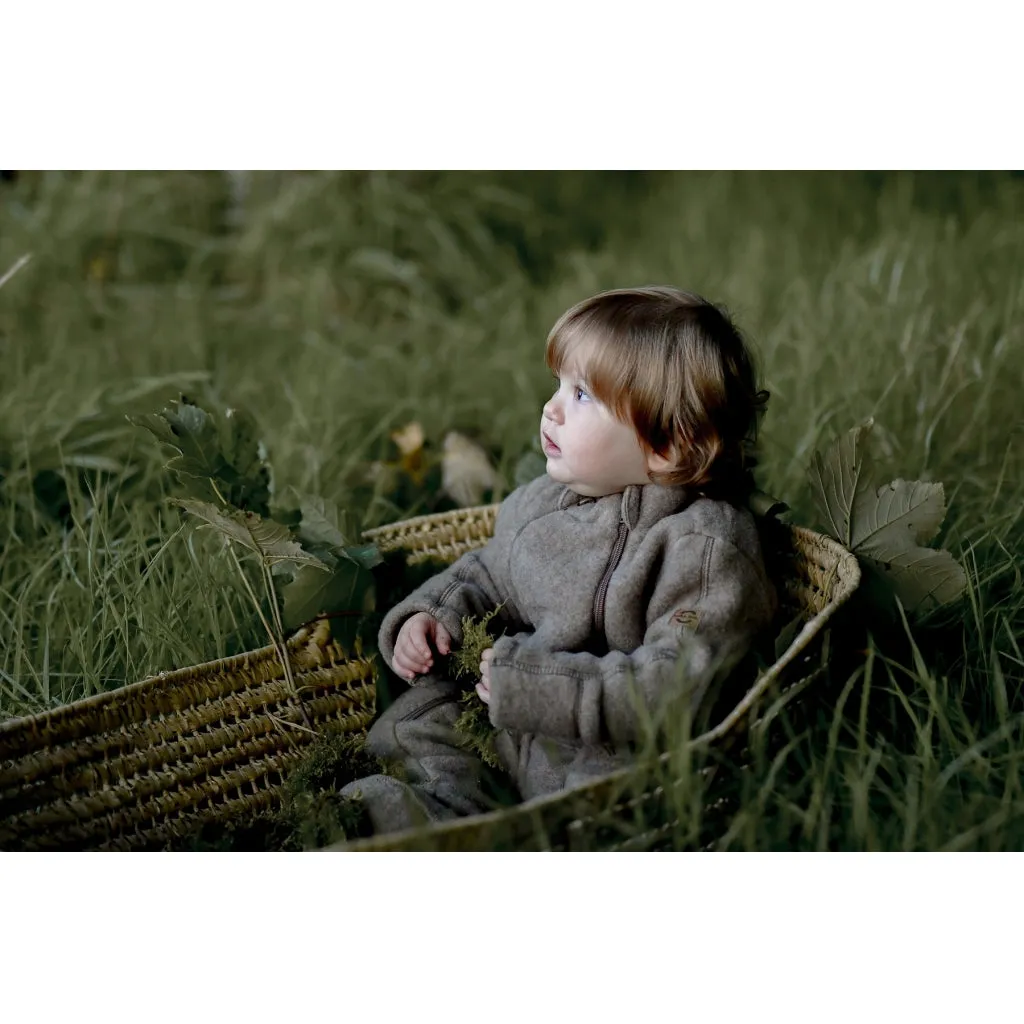 Baby Wool Suit Double Zip - Melange Denver