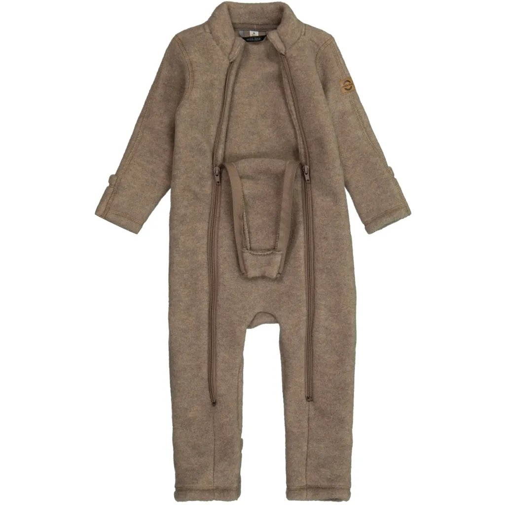 Baby Wool Suit Double Zip - Melange Denver