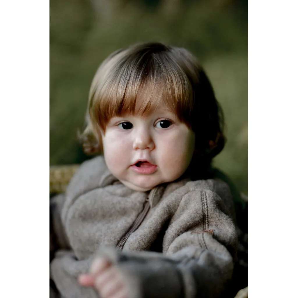 Baby Wool Suit Double Zip - Melange Denver
