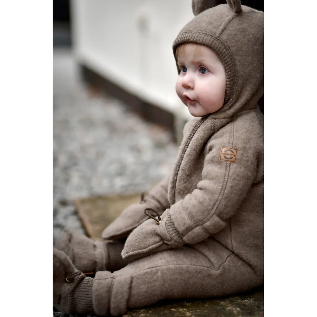 Baby Wool Suit (Reversible Cuffs) - Melange Denver