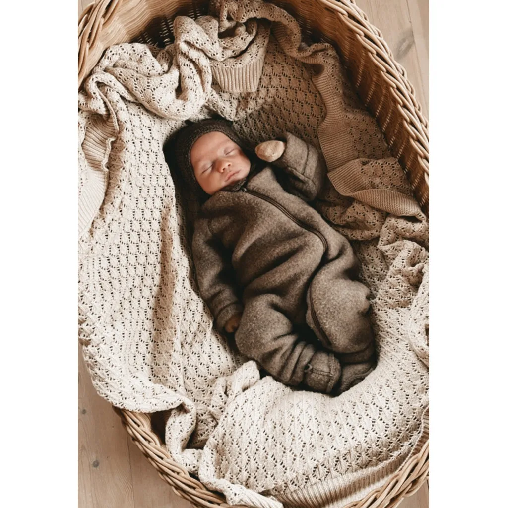 Baby Wool Suit (Reversible Cuffs) - Melange Denver
