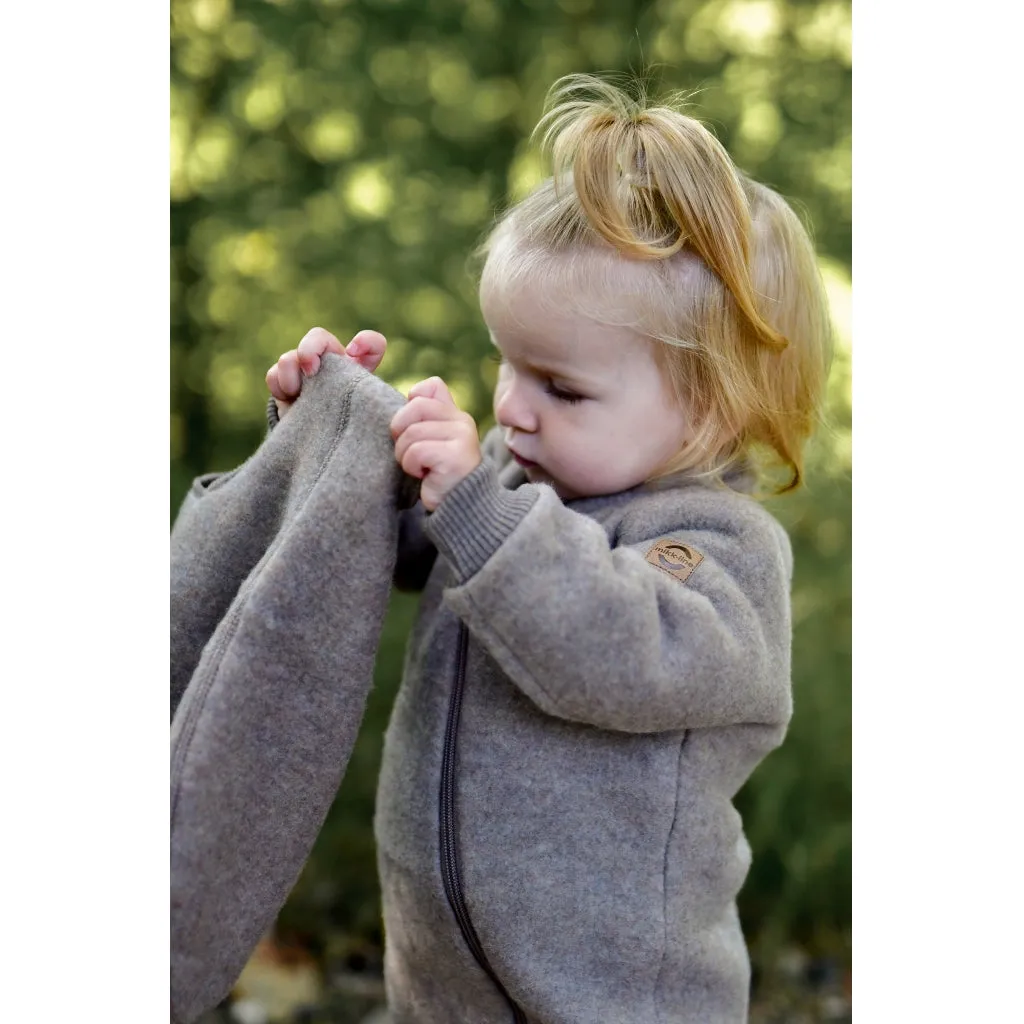 Baby Wool Suit (Reversible Cuffs) - Melange Denver