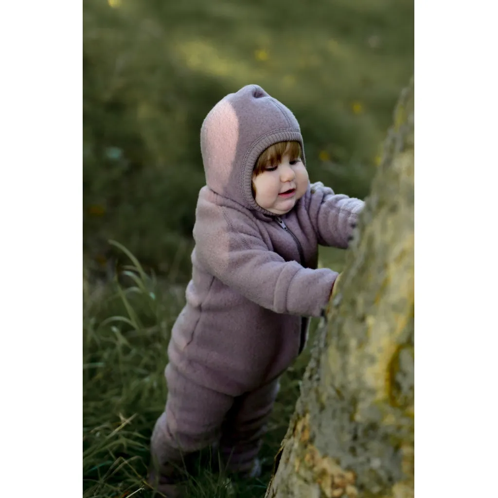 Baby Wool Suit (Reversible Cuffs) - Twilight Mauve