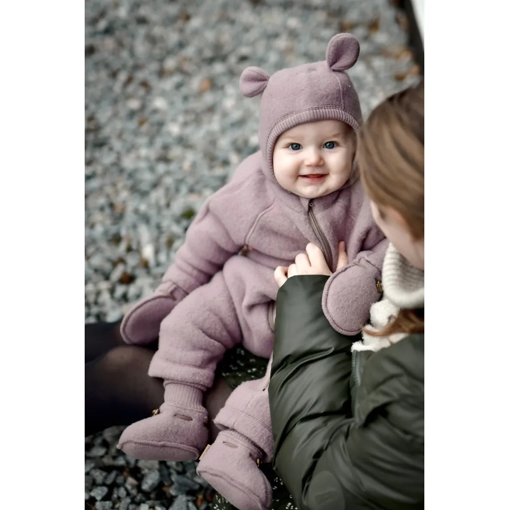 Baby Wool Suit (Reversible Cuffs) - Twilight Mauve