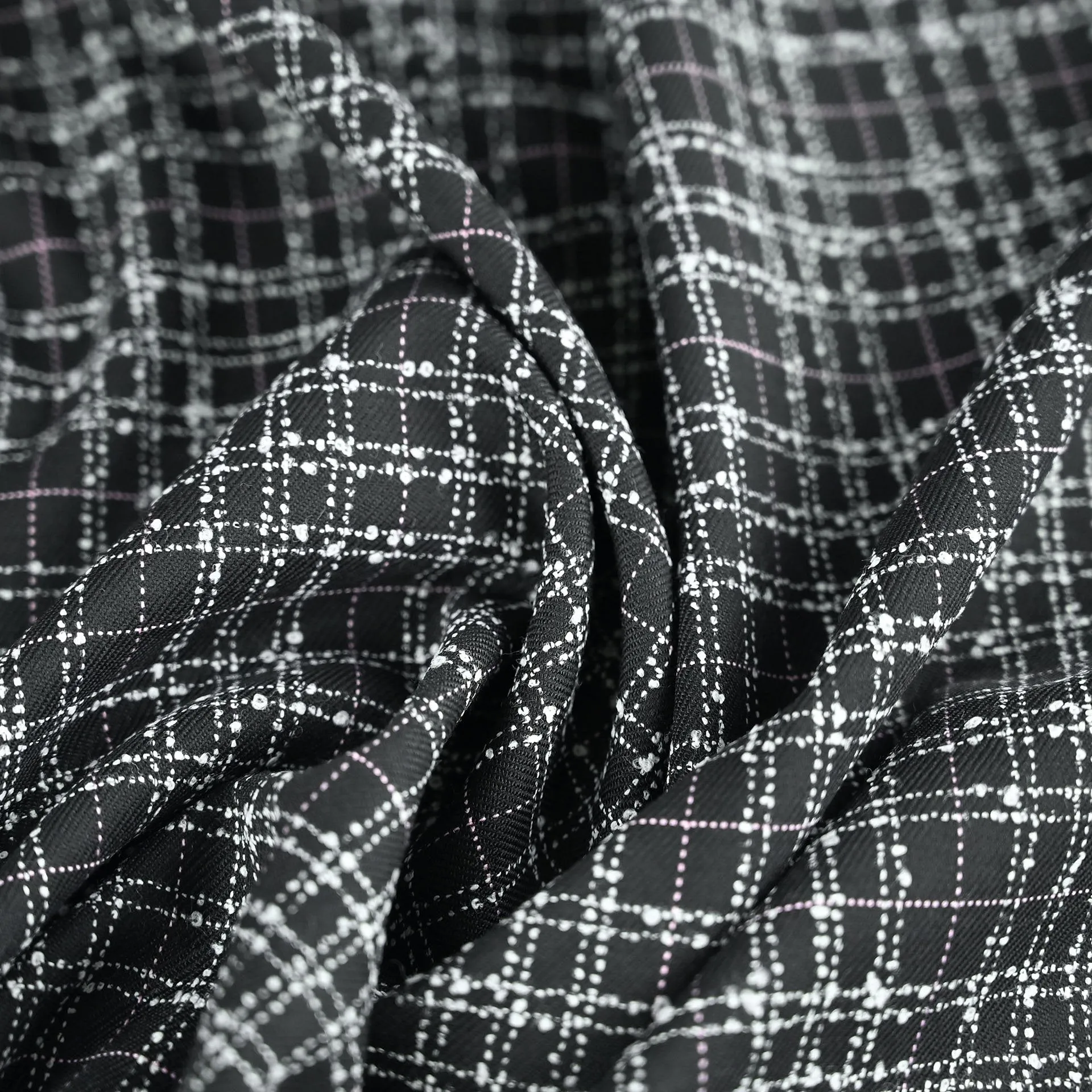 Black Check Blouclé 4020
