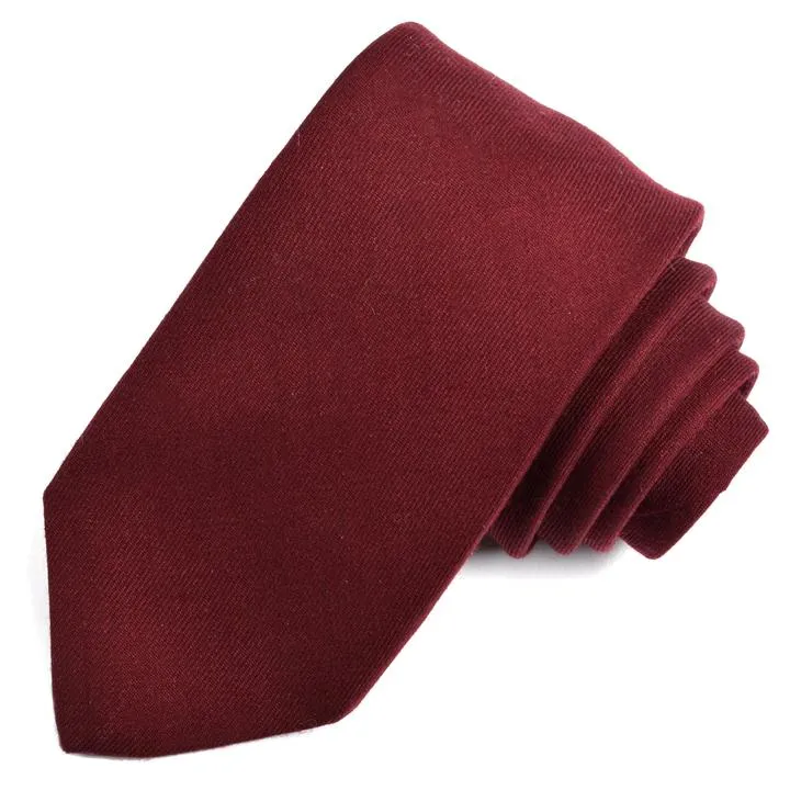 Bordeaux Wool Tie