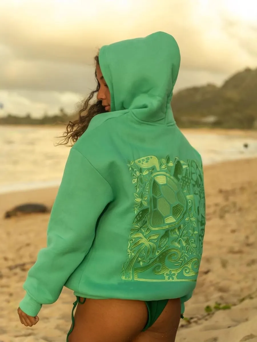 Bow Hoodie Hibiscus Women Oversized Cute Graphic Embroidered Preppy Y2K Long Sleeve Sweatshirt Pullover