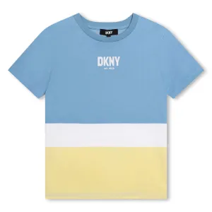 Boys Blue & Lemon Block T-Shirt
