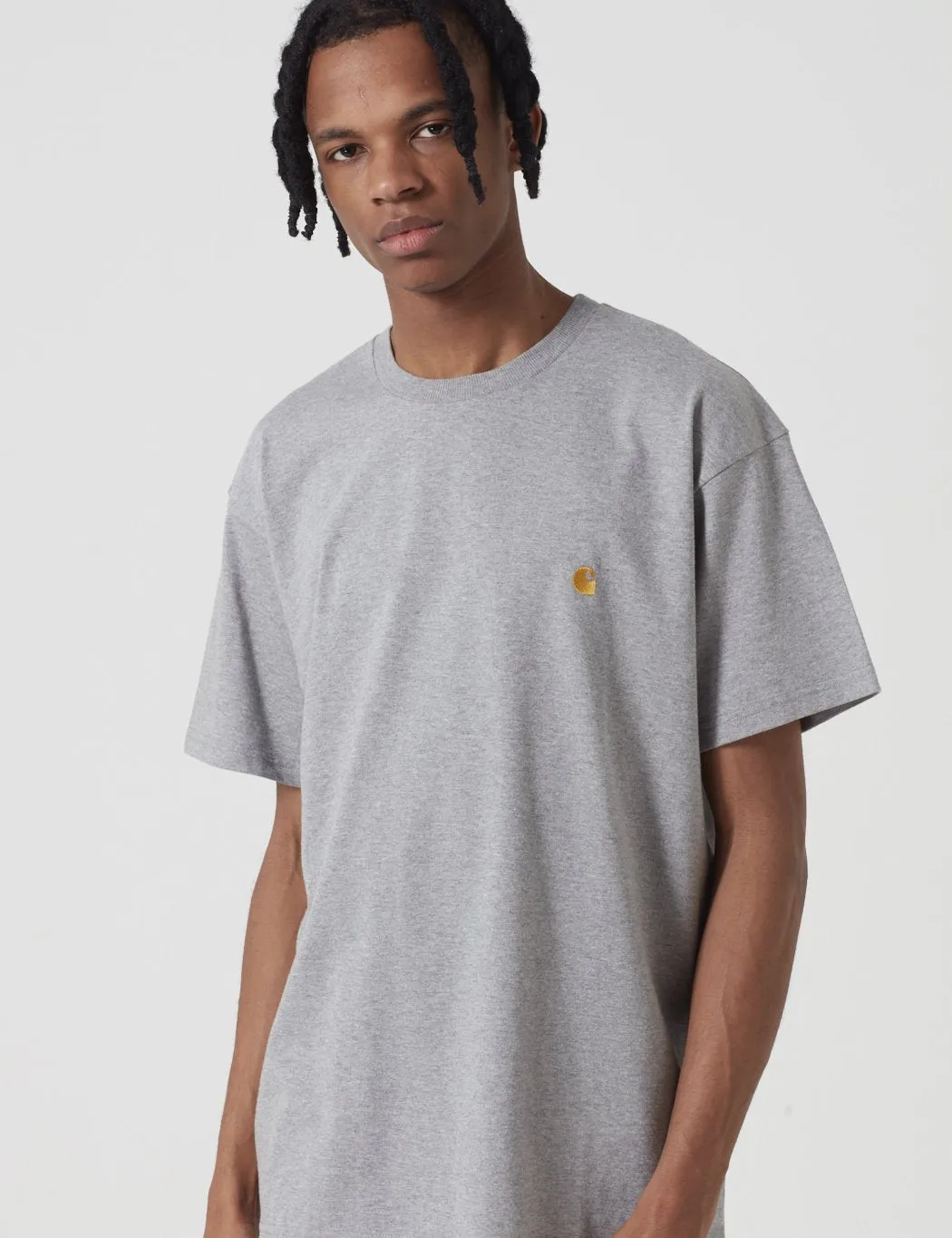 Carhartt-WIP Chase T-Shirt - Grey Heather
