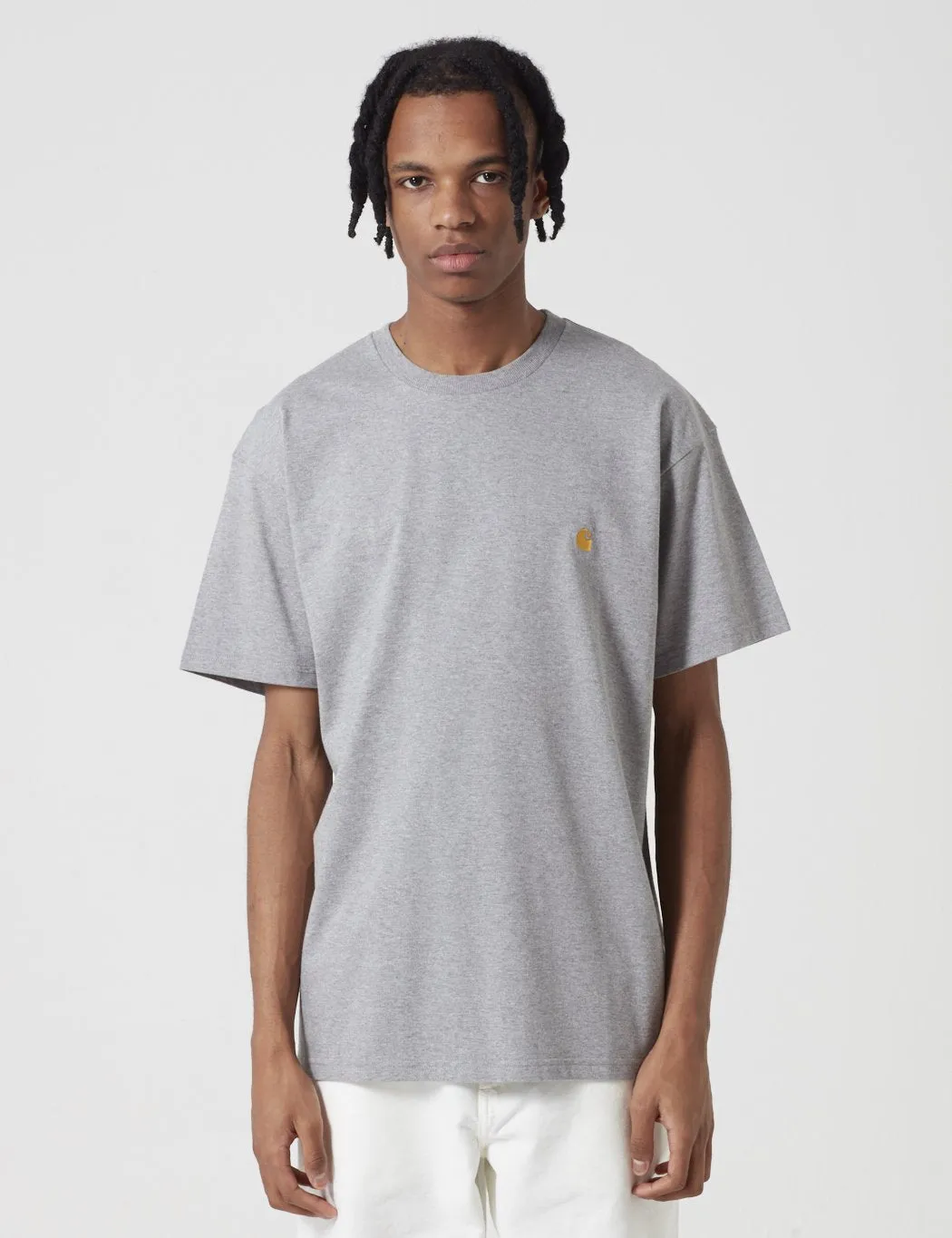 Carhartt-WIP Chase T-Shirt - Grey Heather