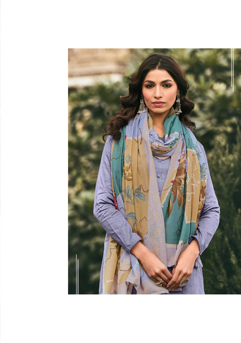 Cotton Silk with Embroidery Unstitched Women Salwar Suit Set