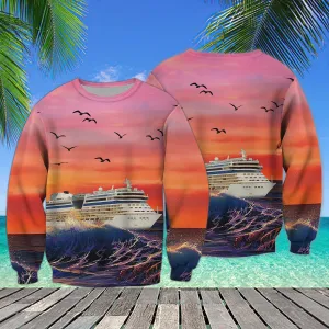 Cruise Sweatshirt For Friends, Family Cruise 3D Full Print Cruise Hoodie Sweatshirt