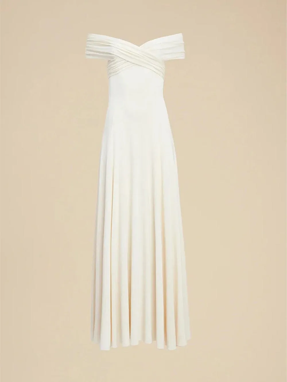 Daelyn Folds Off Shoulder Maxi Dress