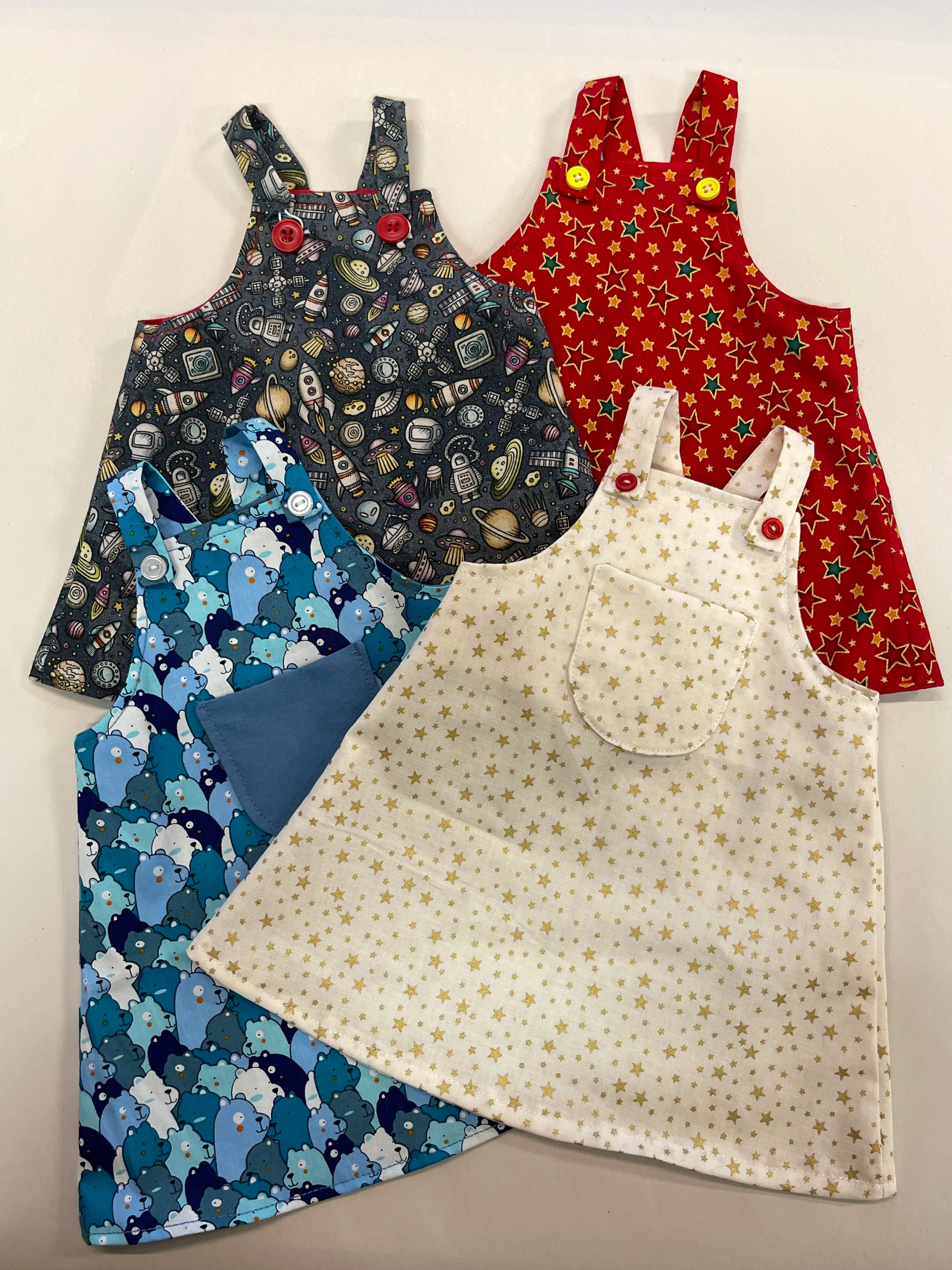 *DOWNLOAD* - Rag Doll 'Sew Simple' Dress - A4 Pattern and Instructions