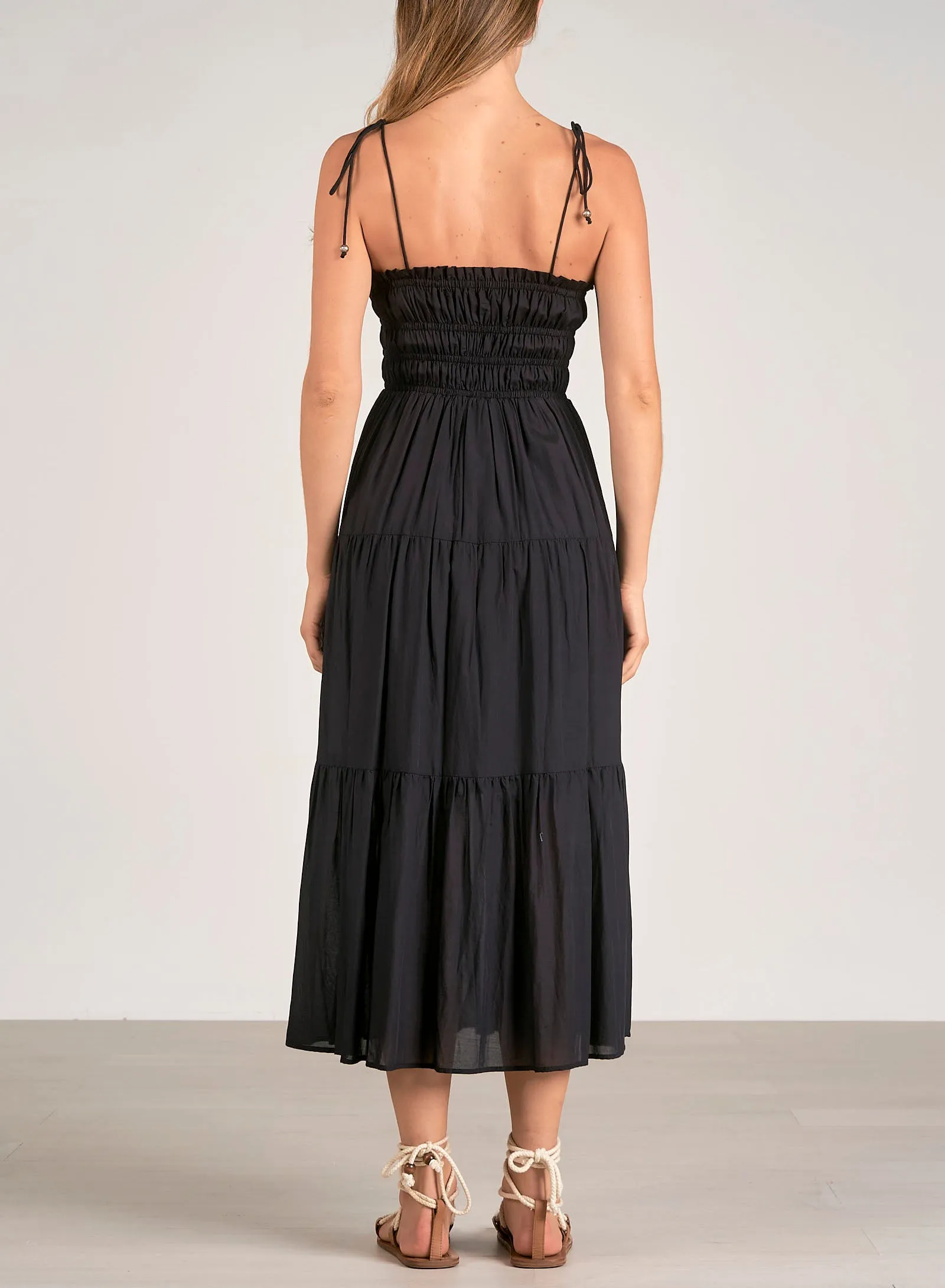 Elan Spaghetti Strap Midi Dress