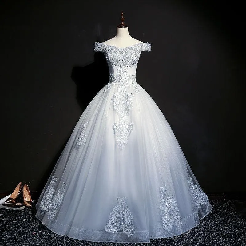 Elegant Evening Wedding Dress