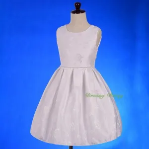 FG335 Floral Jacquard Party Wedding Flower Girl Formal Occasion Dress Size 4-11