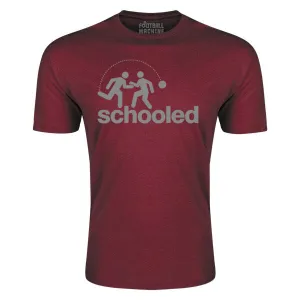 Football Machine Schooled T-Shirt (Maroon)