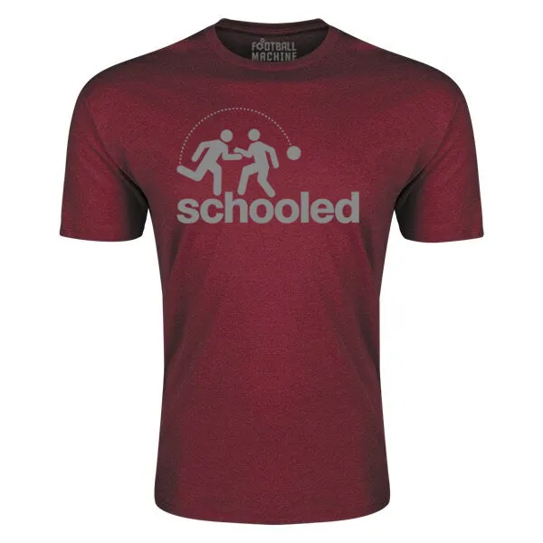 Football Machine Schooled T-Shirt (Maroon)