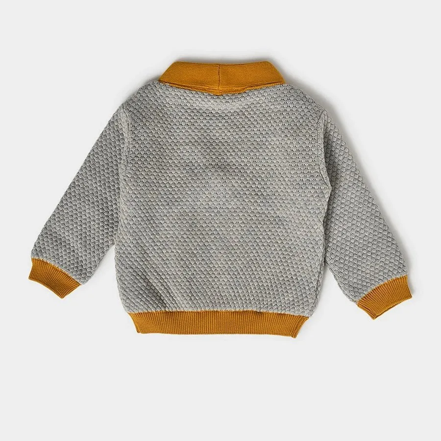 Frosty'z Popcorn Knitted Cardigan