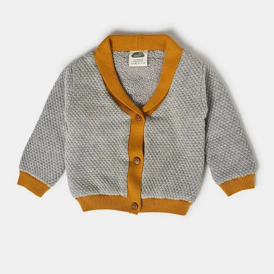 Frosty'z Popcorn Knitted Cardigan