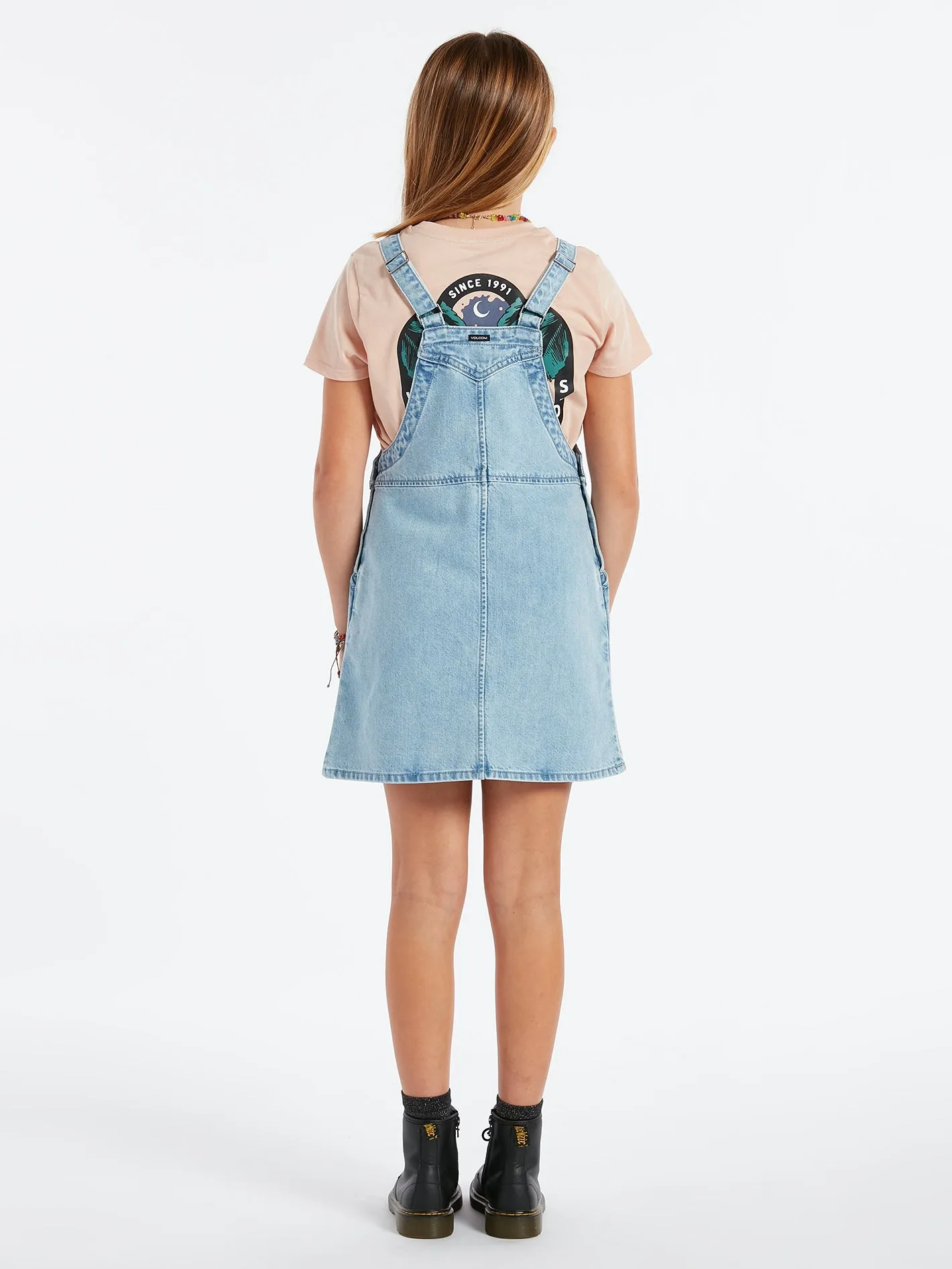 Girls Sunday Strut Dress - Pale Blue