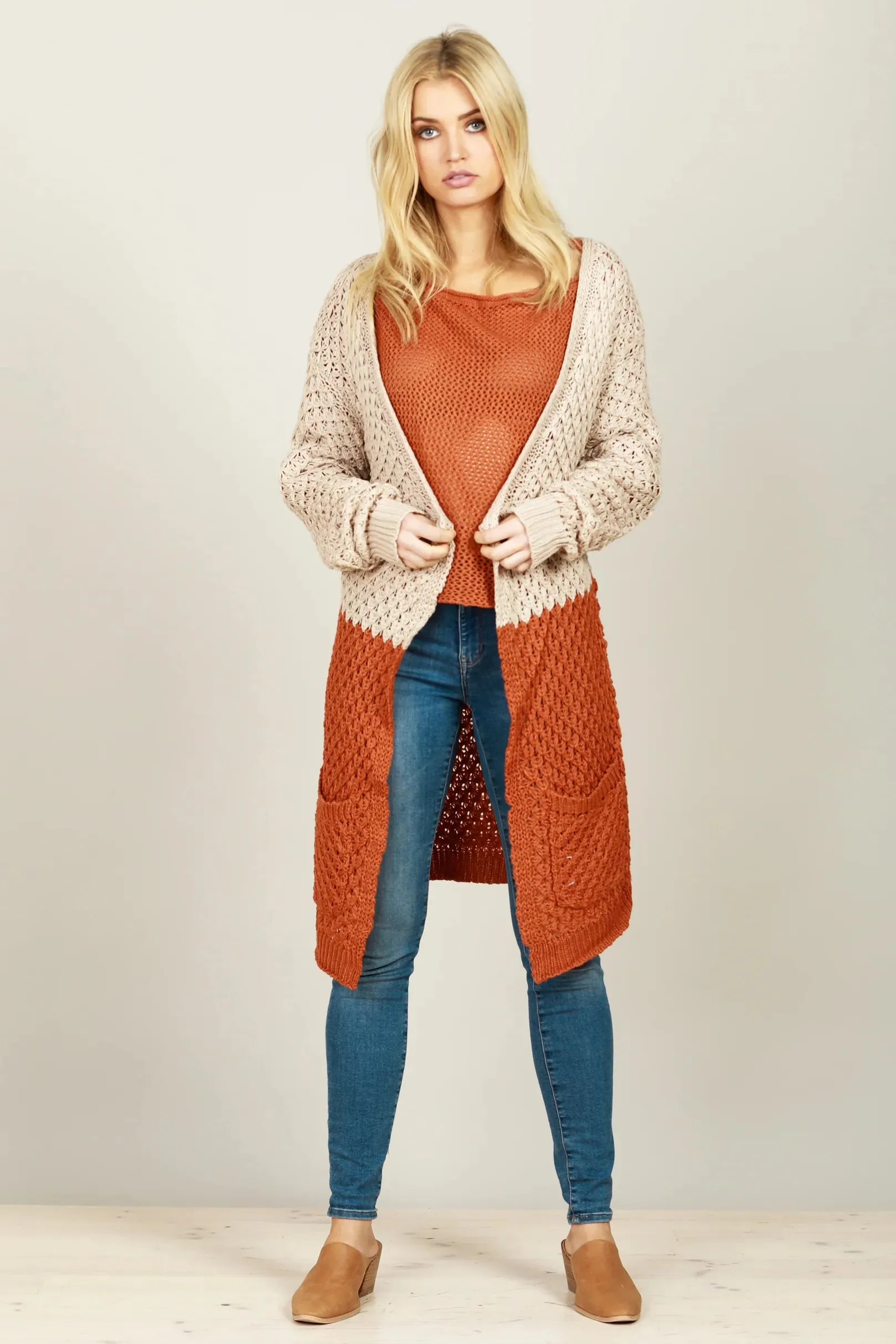 Greta Knit in Terracotta