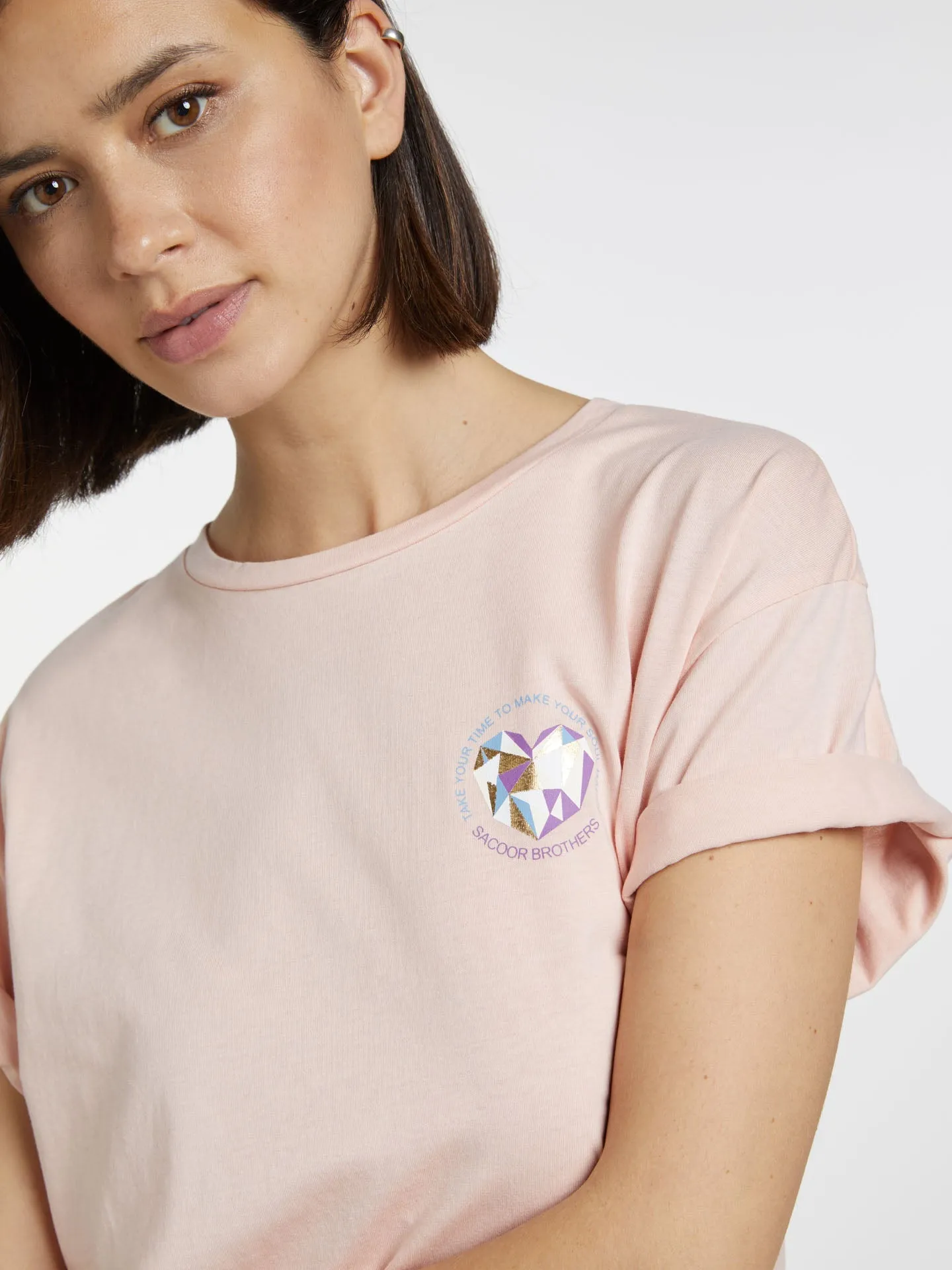 Heart Print T-shirt