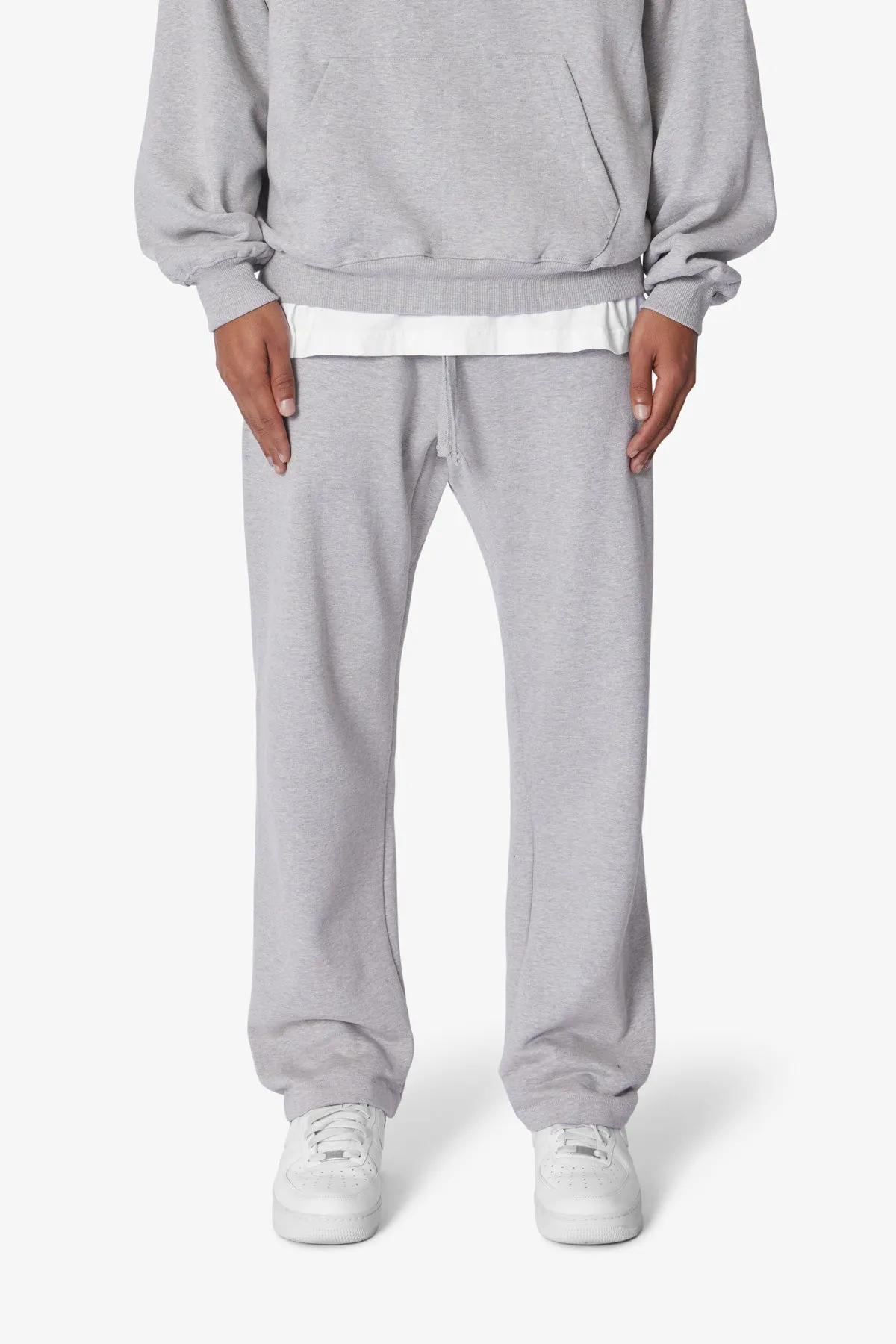 Heavy Relaxed Every Day Sweatpants - Marled Grey