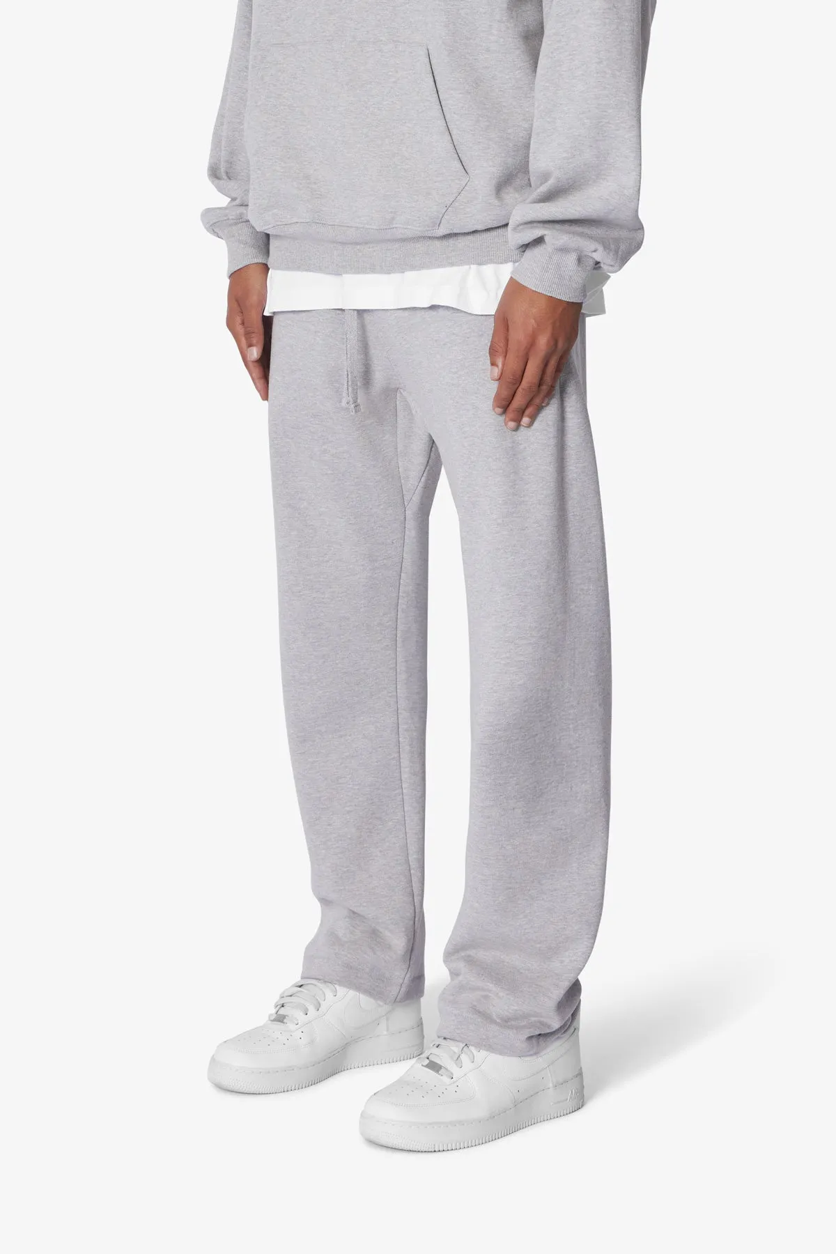 Heavy Relaxed Every Day Sweatpants - Marled Grey