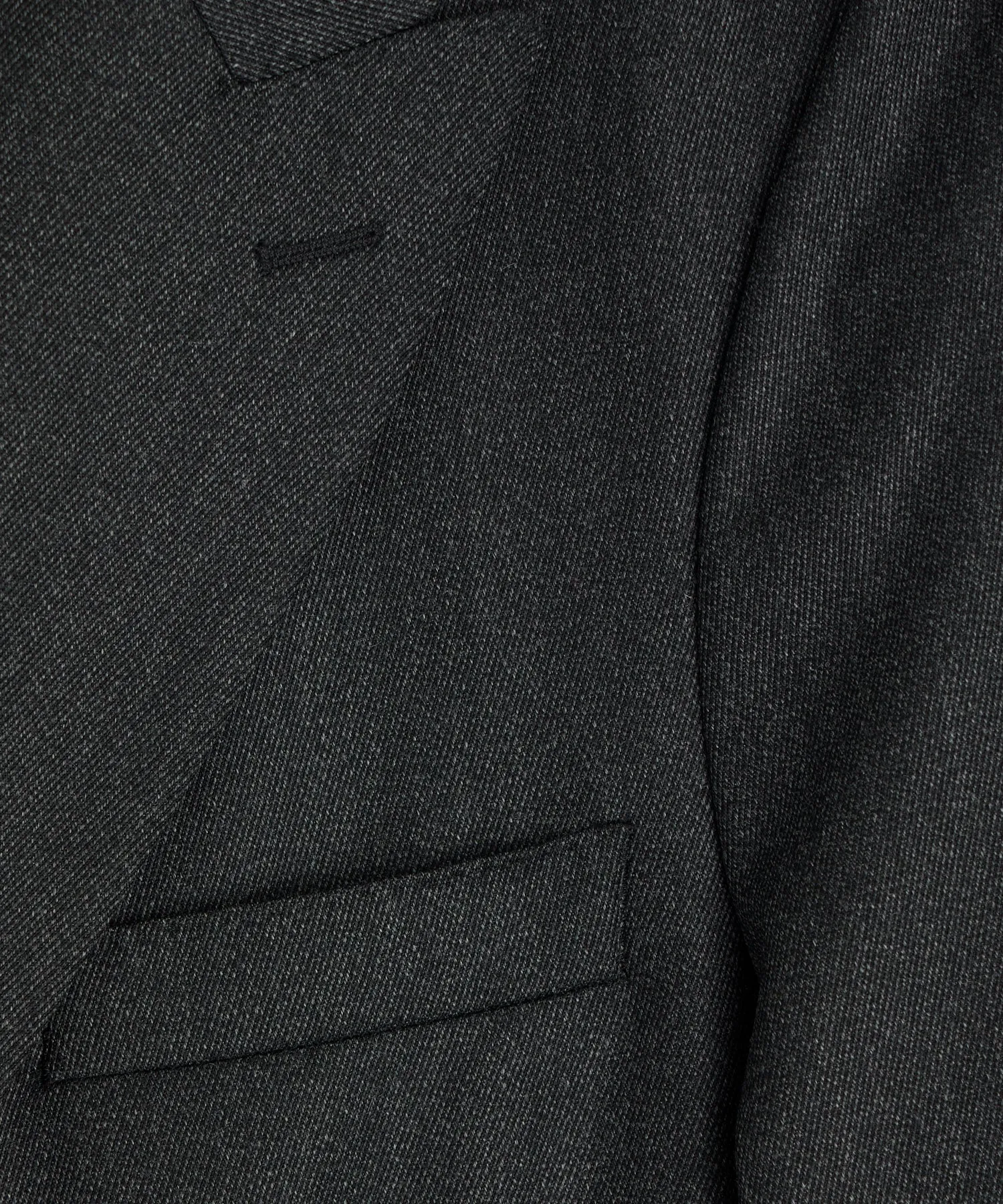 Italian Cavalry Twill Wythe Suit in Charcoal
