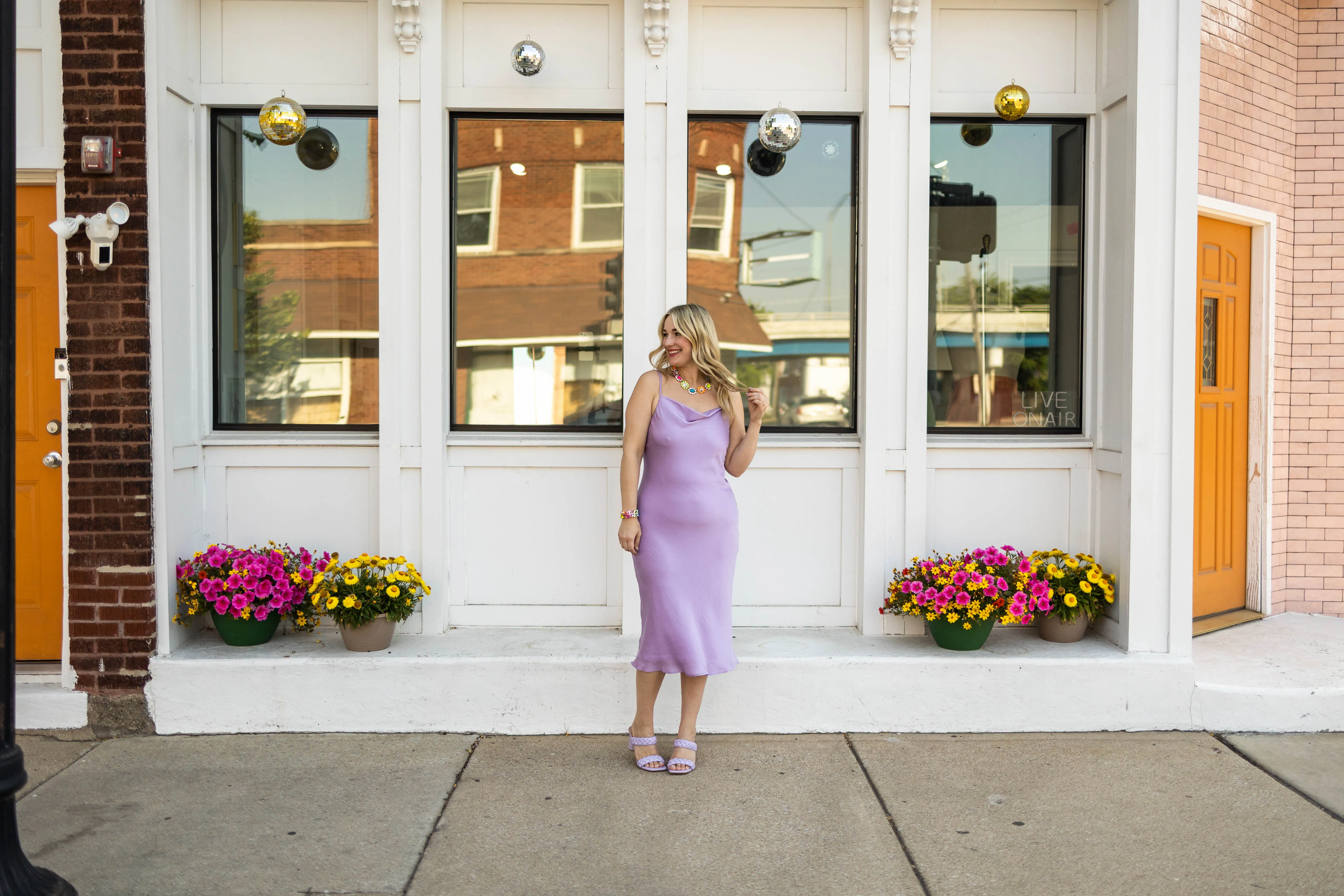jonie dress in lilac
