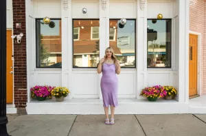 jonie dress in lilac