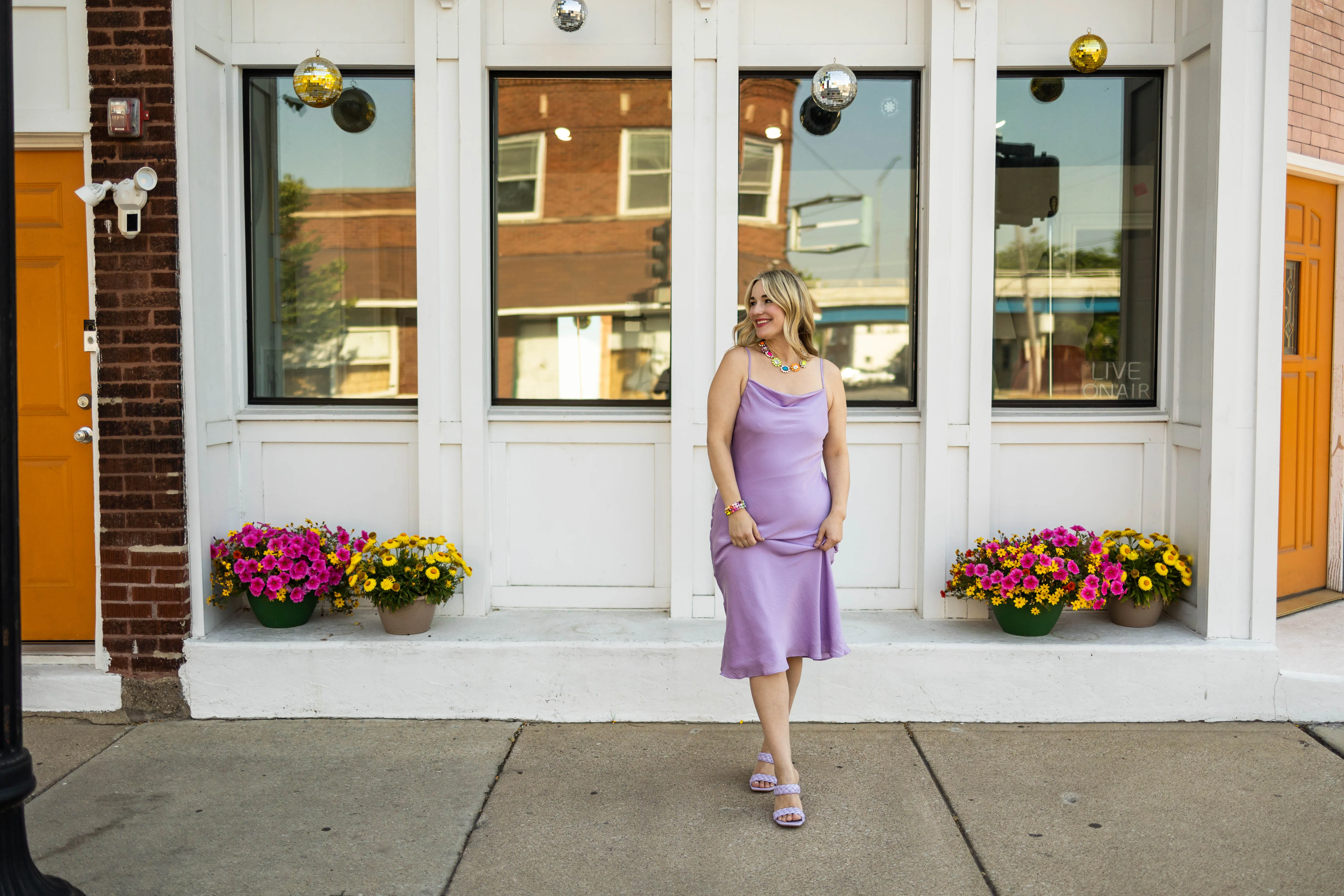 jonie dress in lilac