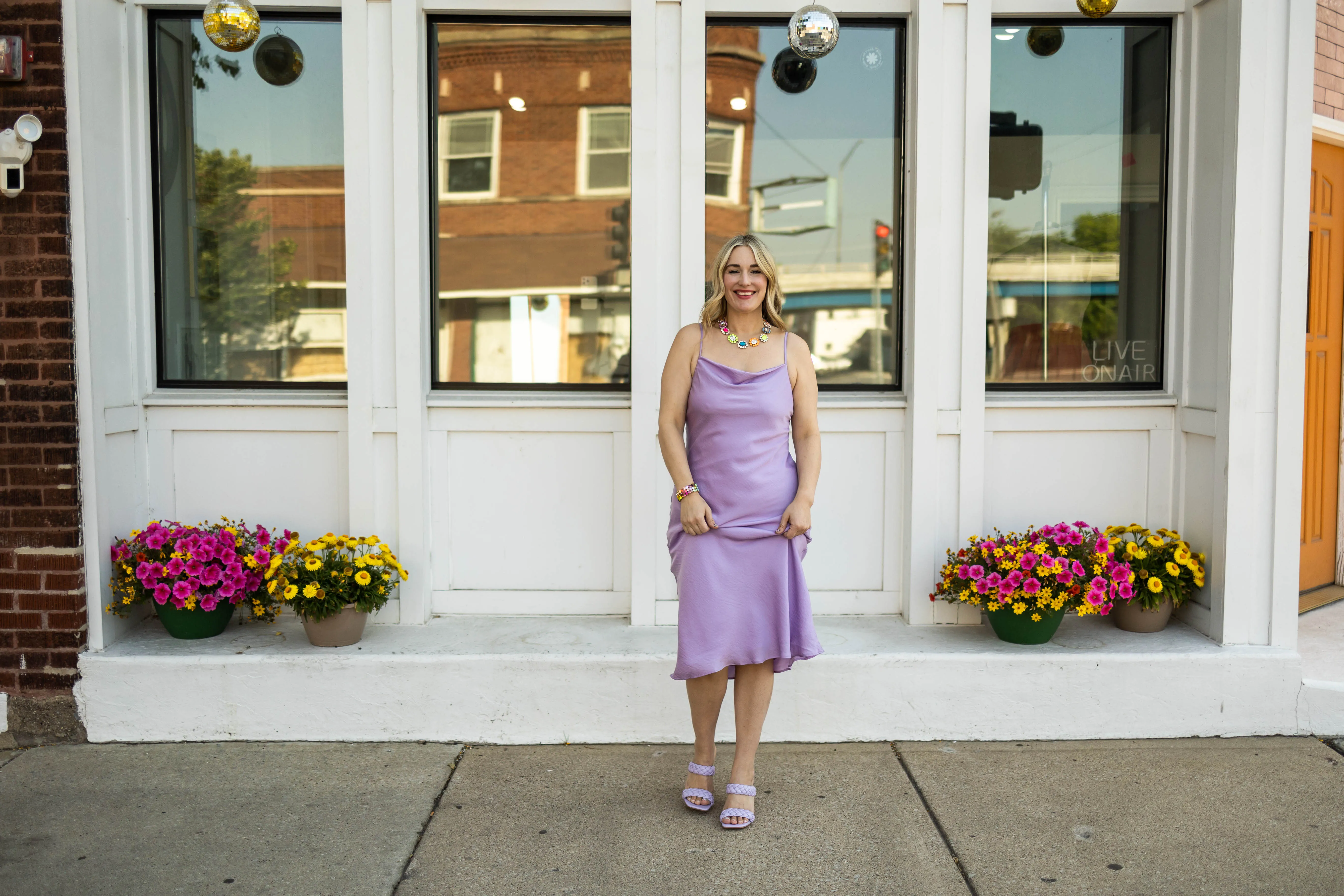 jonie dress in lilac