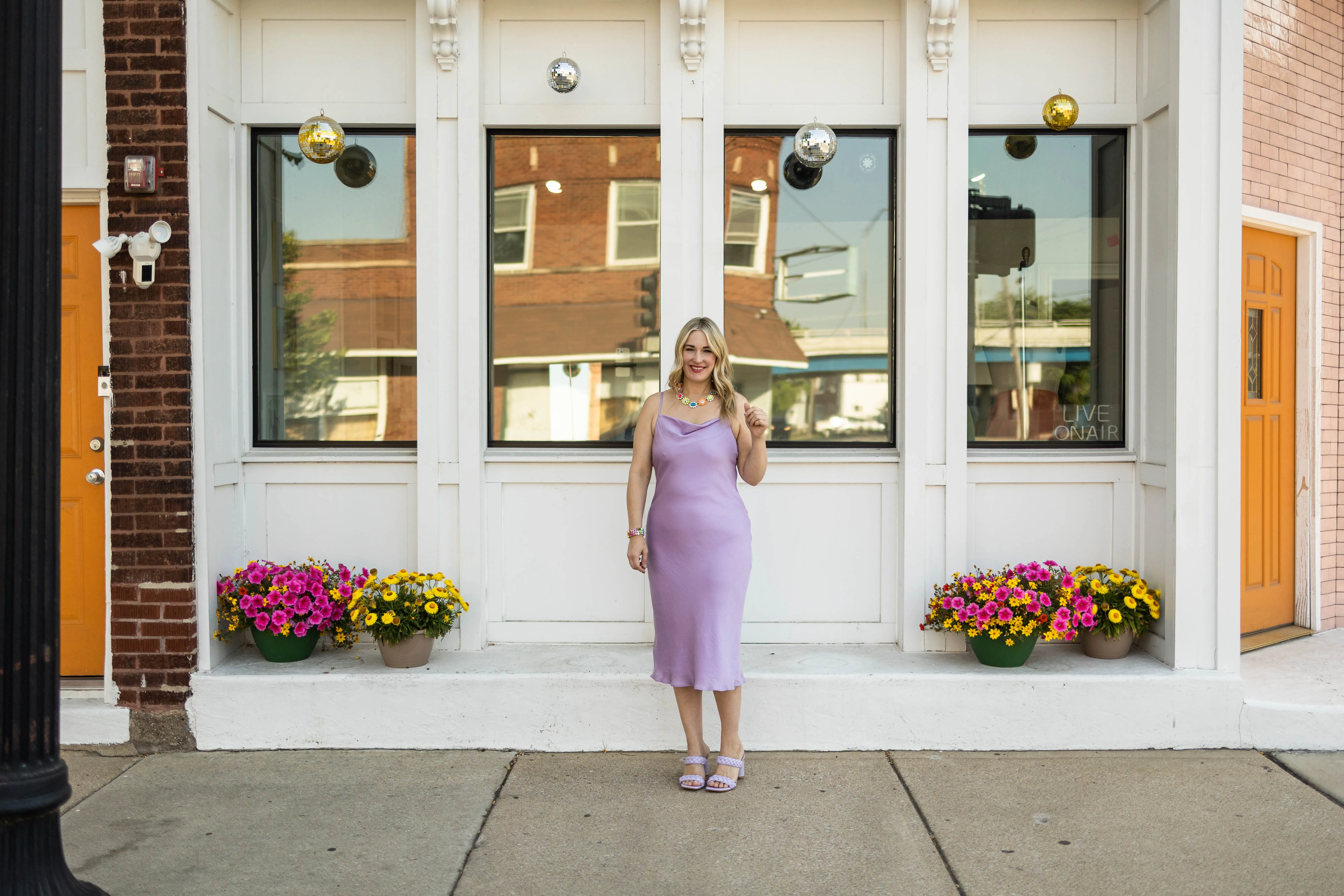 jonie dress in lilac