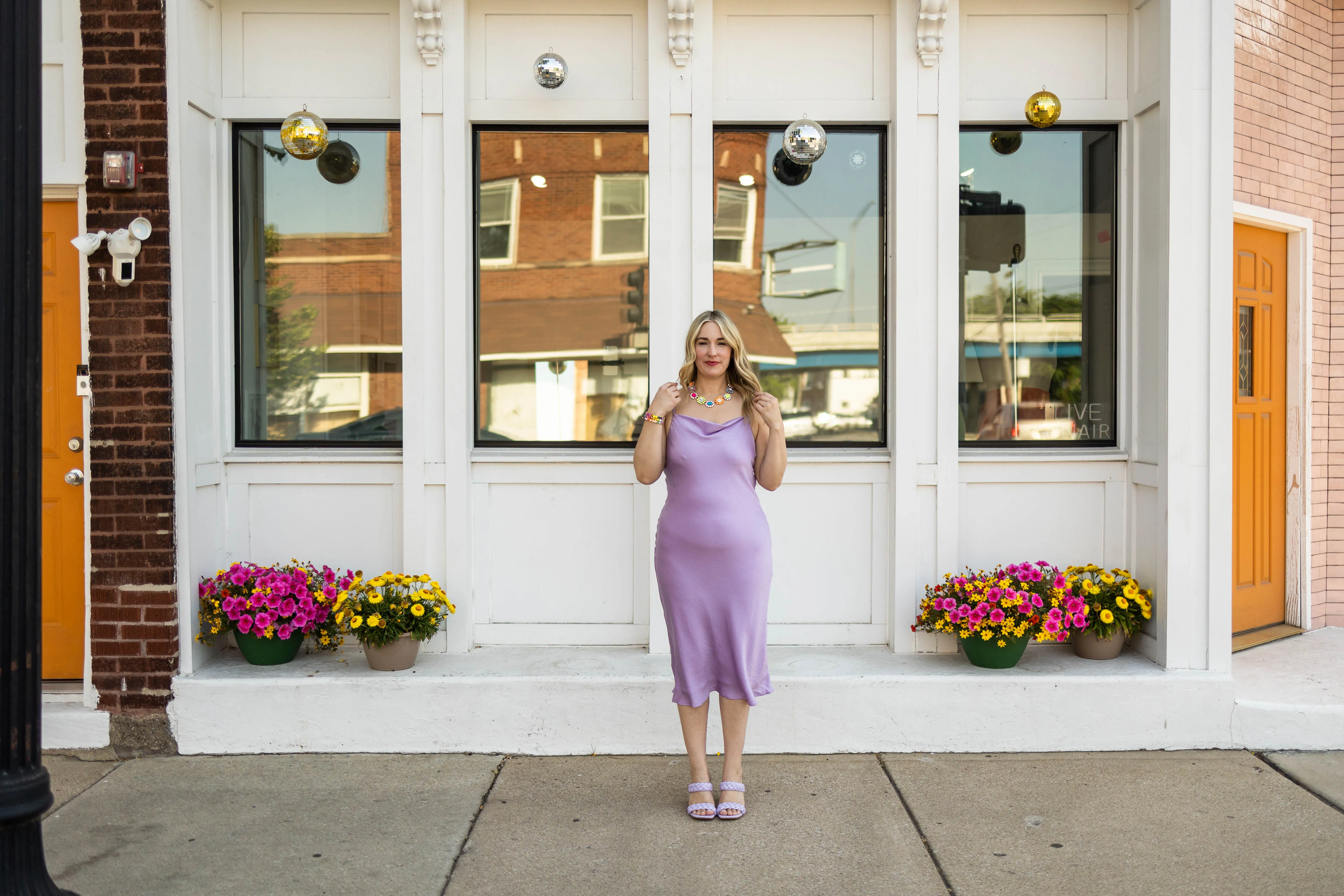jonie dress in lilac