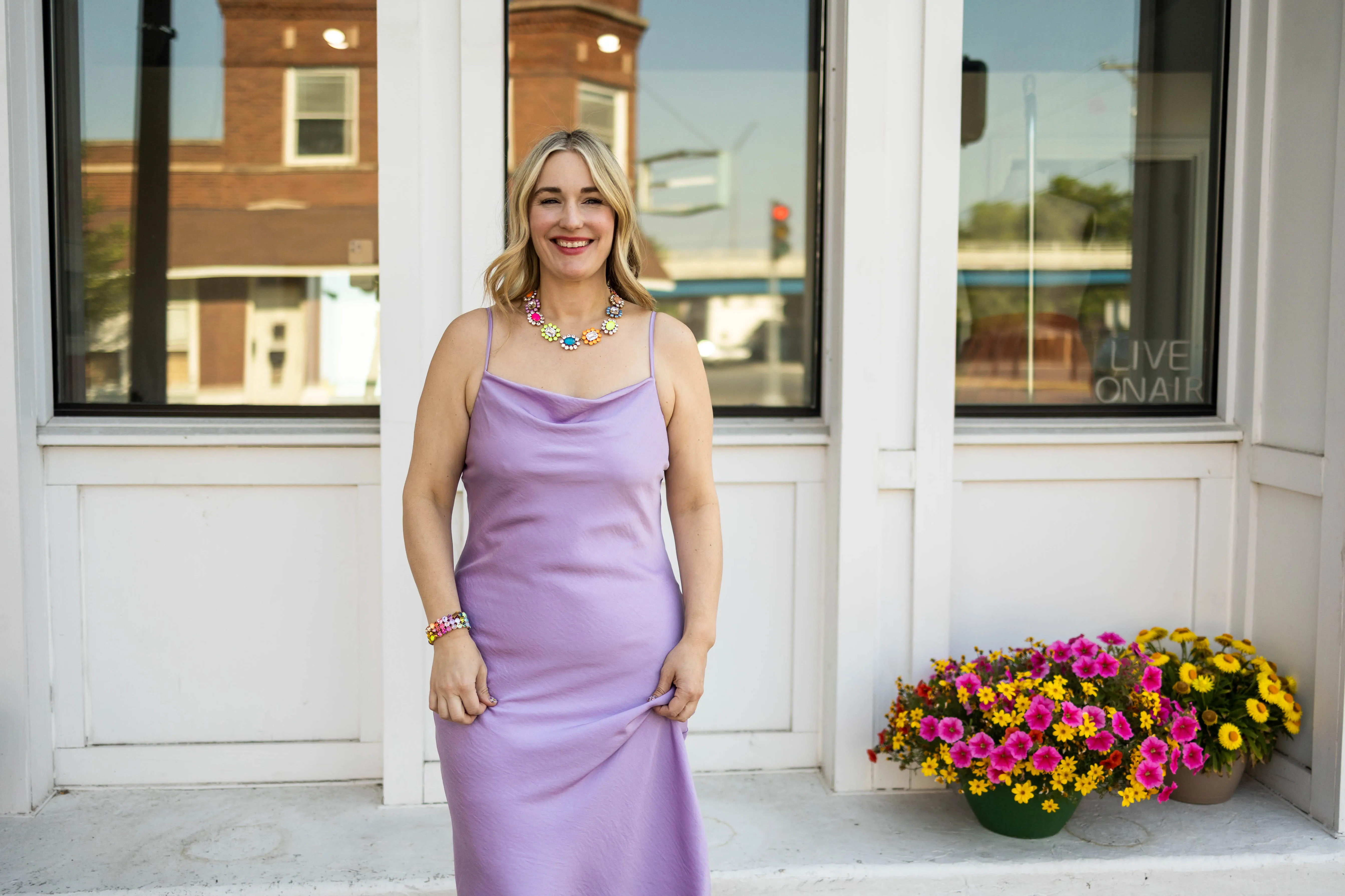 jonie dress in lilac