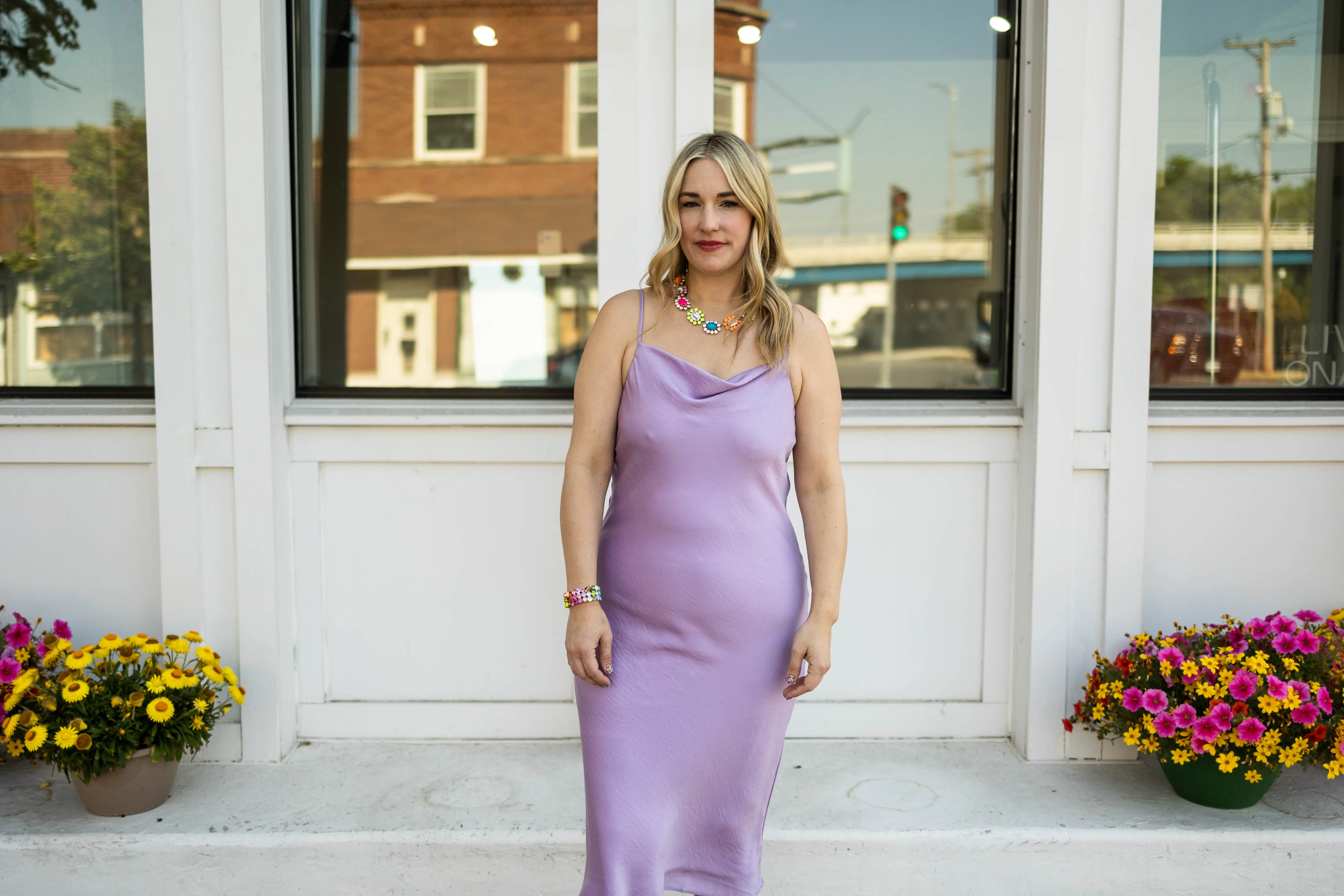 jonie dress in lilac