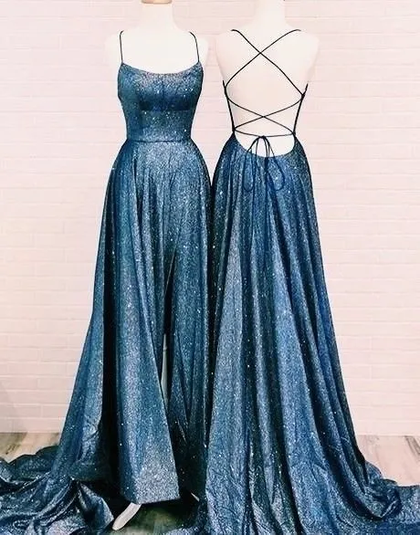 kamahe Sequins long prom dress evening dress