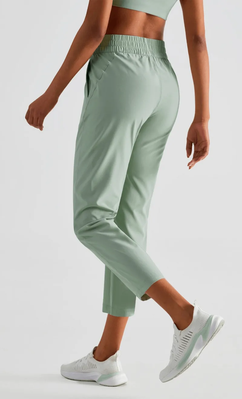 Lightweight High Waist Fitness Workout Sweatpants with Pockets - SF1041