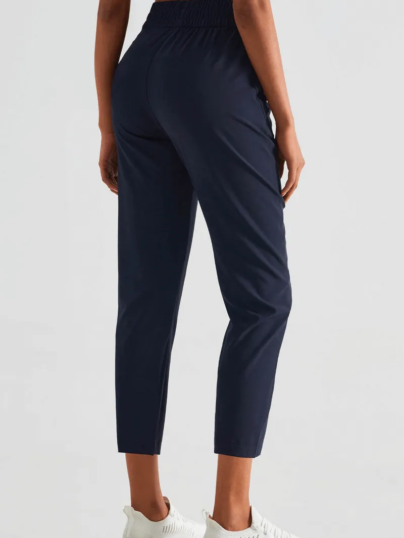 Lightweight High Waist Fitness Workout Sweatpants with Pockets - SF1041
