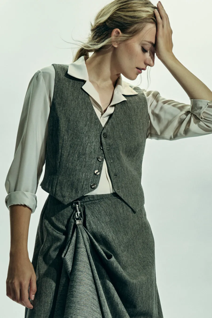 Linen Wool Rajiv Vest