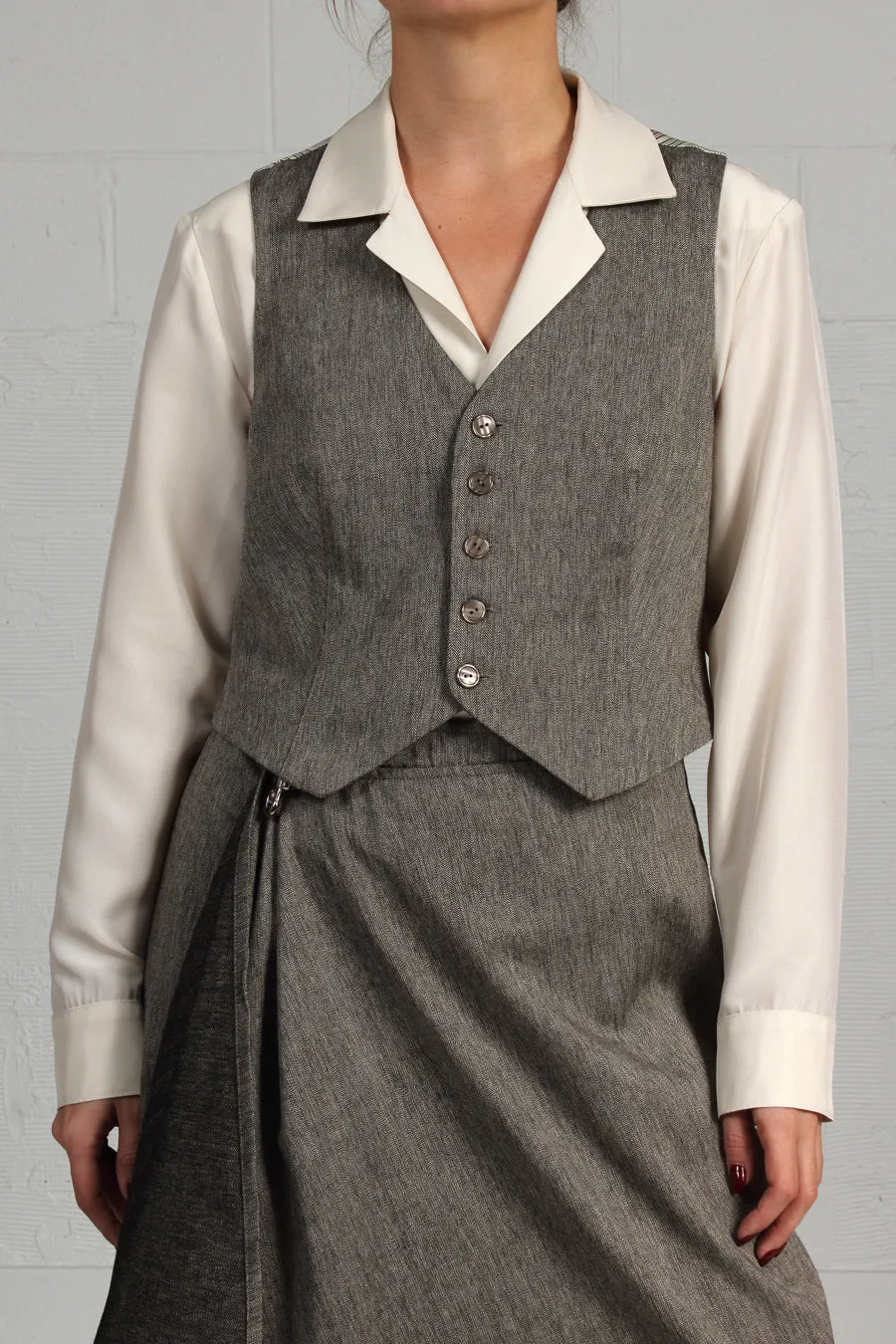 Linen Wool Rajiv Vest