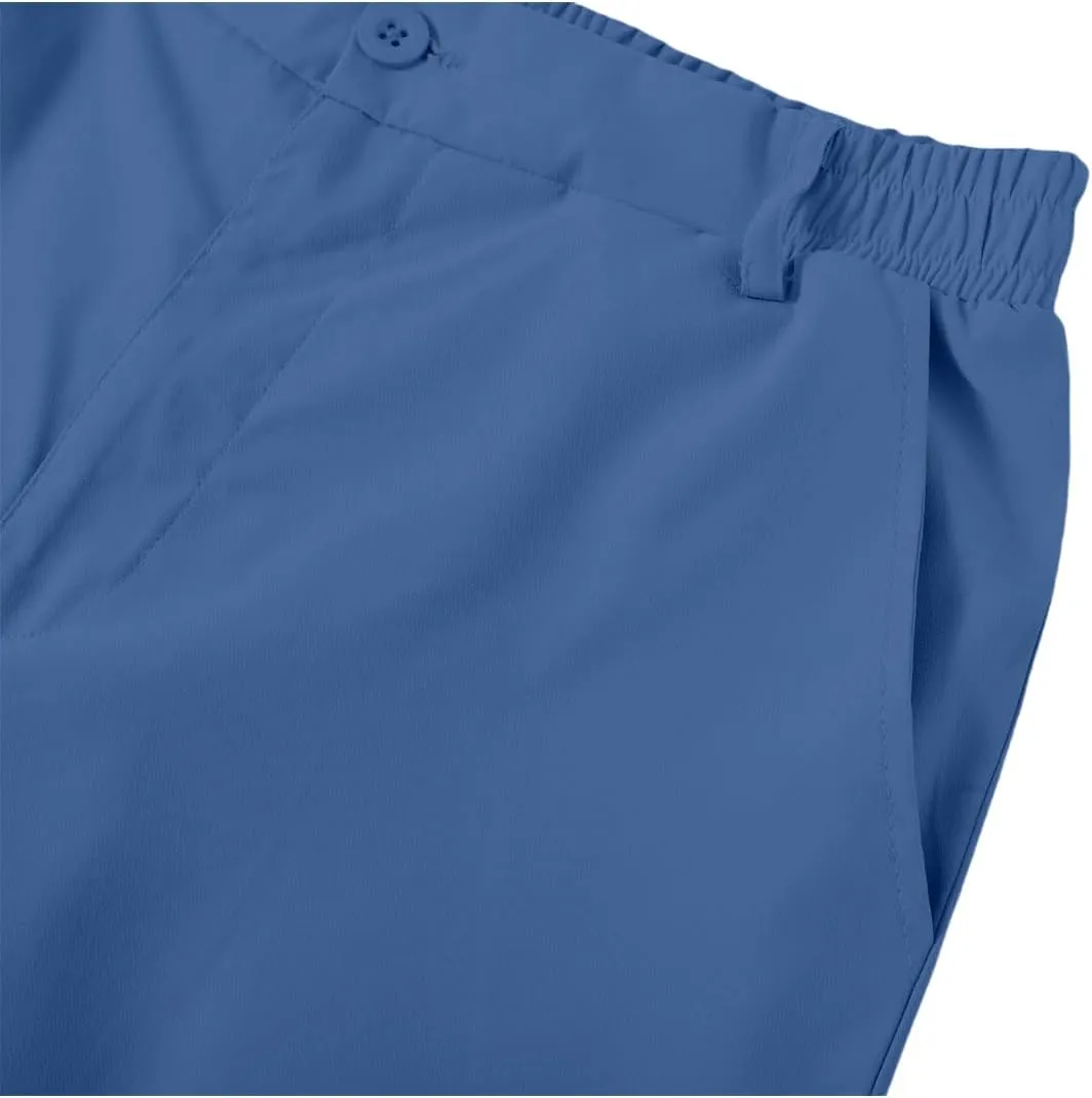 Mens Golf Pants Stretch Lightweight Quick Dry Dress Pant Slim Fit Straight Work Pants Flat Front Fashion Trousers